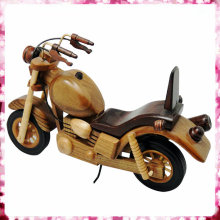 Modelo clássico de moto de madeira para venda